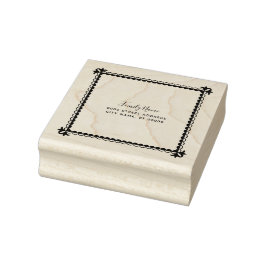 シンプル差出人住所ゴム印 ラバースタンプ