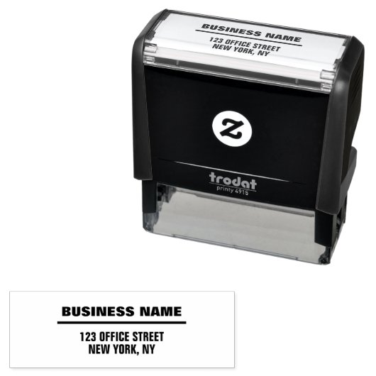シンプル差出人住所パーソナライズされたカスタム セルフインキングスタンプ (インサイチュ)