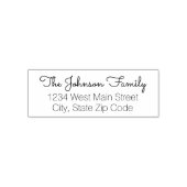 シンプル差出人住所ラベル セルフインキングスタンプ (デザイン)