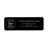 シンプル差出人住所ラベル ラベル (正面)