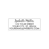 シンプル差出人住所自己インクスタンプ セルフインキングスタンプ (デザイン)