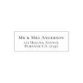 シンプル差出人住所 セルフインキングスタンプ (デザイン)