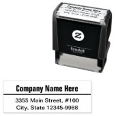 シンプル差出人住所 セルフインキングスタンプ (インサイチュ)