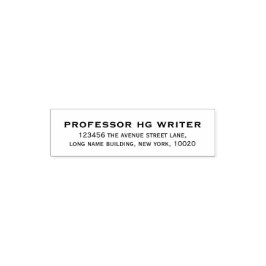 シンプル差出人住所 セルフインキングスタンプ