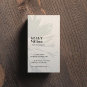 シンプル平エレガントフローラ美容師 名刺