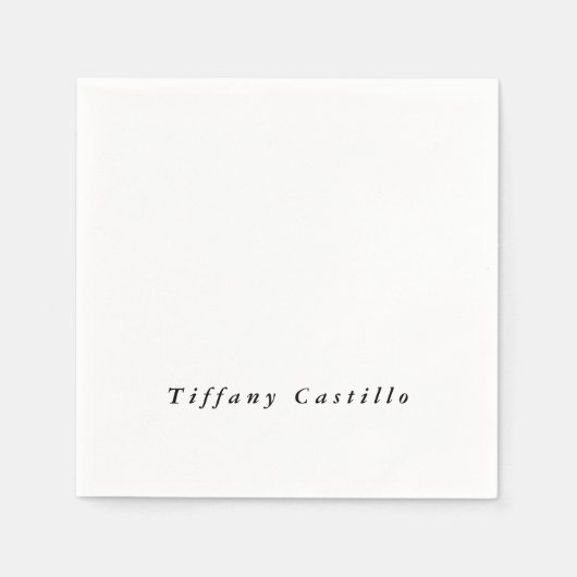 シンプル平エレガント平 スタンダードカクテルナプキン (正面)