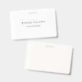 シンプル平エレガント平 バッジ (正面＆裏面)