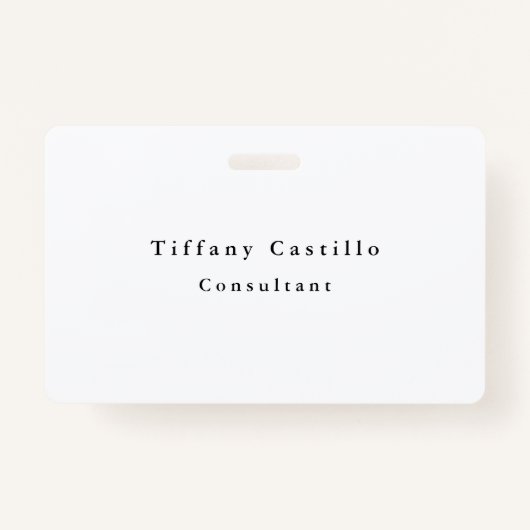 シンプル平エレガント平 バッジ (正面)