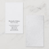 シンプル平モダンプロフェッショナル名刺 名刺 (正面/裏面)