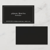 シンプル平暗ブックキーパー 名刺 (正面/裏面)