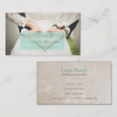 シンプル平造幣局モダン撮影名刺 名刺 (正面/裏面)