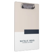 シンプル幾何モダンパステル クリップボード (右)