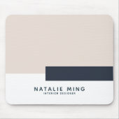 シンプル幾何モダンパステル マウスパッド (正面)