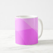 シンプル幾何モダン勾配 コーヒーマグカップ (正面右)