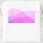 シンプル幾何モダン勾配 長方形シール (バッグ)