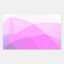 シンプル幾何モダン勾配 長方形シール