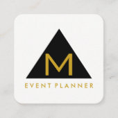 シンプル幾何三角形 スクエア名刺 (正面)