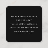 シンプル幾何三角形 スクエア名刺 (裏面)