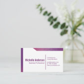 シンプル幾何企業の図形 名刺 (スタンド正面)