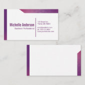 シンプル幾何企業の図形 名刺 (正面/裏面)