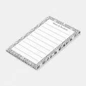 シンプル幾何学的抽象芸術白黒 ポストイット (アングル)