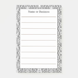 シンプル幾何学的抽象芸術白黒 ポストイット