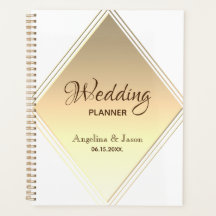 シンプル幾何金ゴールド結婚の