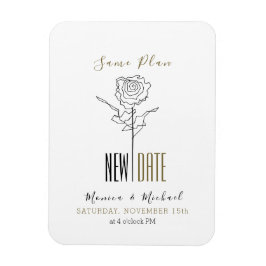 シンプル延期された日付の変更 マグネット