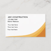 シンプル建築はっきりした名刺 名刺 (正面)