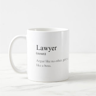 シンプル弁護士おもしろい定義ジョークコーヒー コーヒーマグカップ