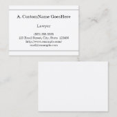 シンプル弁護士の名刺 名刺 (正面/裏面)
