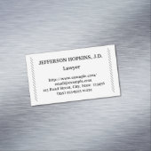 シンプル弁護士の磁気名刺 マグネット名刺 (インサイチュ)