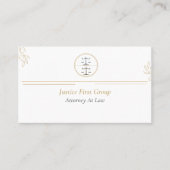 シンプル弁護士エレガント/弁護士名刺 名刺 (正面)