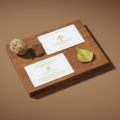 シンプル弁護士シンプル金ゴールドスケール&縁ど 名刺