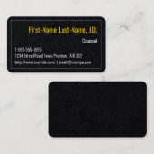 シンプル弁護士名刺 名刺 (正面/裏面)