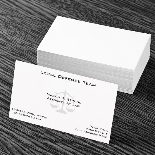 シンプル弁護士法務サービス名刺 名刺