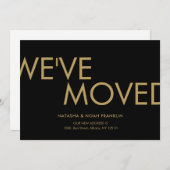 シンプル引っ越しましたの新しいアドレスのお知らせ (正面/裏面)