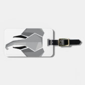 シンプル形状幾何学象の頭 ラゲッジタグ (正面横)
