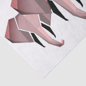 シンプル形状幾何学象の頭 薄葉紙 (詳細)