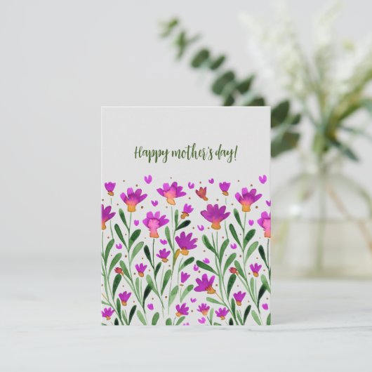 シンプル忘れ花ではない母の日カード シーズンカード (スタンド正面)