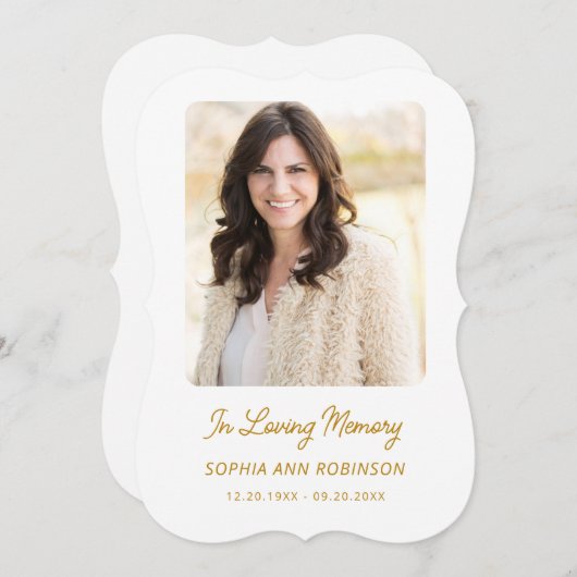 シンプル悔やみや弔慰追悼カード (正面/裏面)