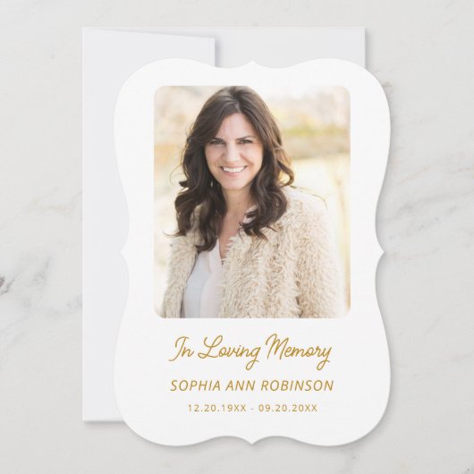 シンプル悔やみや弔慰追悼カード (正面)