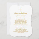 シンプル悔やみや弔慰追悼カード (裏面)