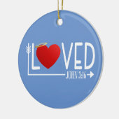 シンプル愛されたバイブル・バスレンタイン |オーナメント セラミックオーナメント (左)