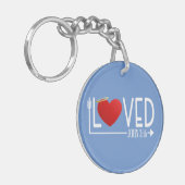 シンプル愛されたバイブル・バスレンタイン | キーホルダー (正面左)