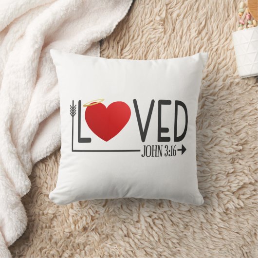 シンプル愛されたバイブル・バスレンタイン | クッション (ブランケット)