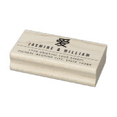 シンプル愛のモダン中国の結婚婚約 ラバースタンプ (スタンプ)