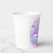 シンプル愛らしいドルフィンベビーシャワー 紙コップ (右)