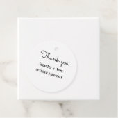 シンプル感謝していミニマル文字ホワ結婚イのお願い フェイバータグ (インサイチュ)