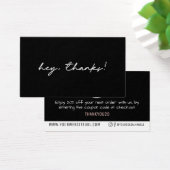 シンプル感謝していロゴの顧客割引挿入 (デスク)